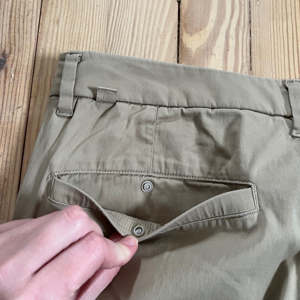 Lululemon Commission Mens Chino Pants Khaki Straight Fit Casual Comfort Size 32 - Picture 8 of 12